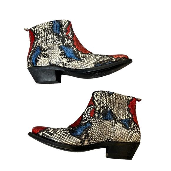 Golden Goose Crosby Boots multi color snakeskin sz 39 - Picture 5 of 7